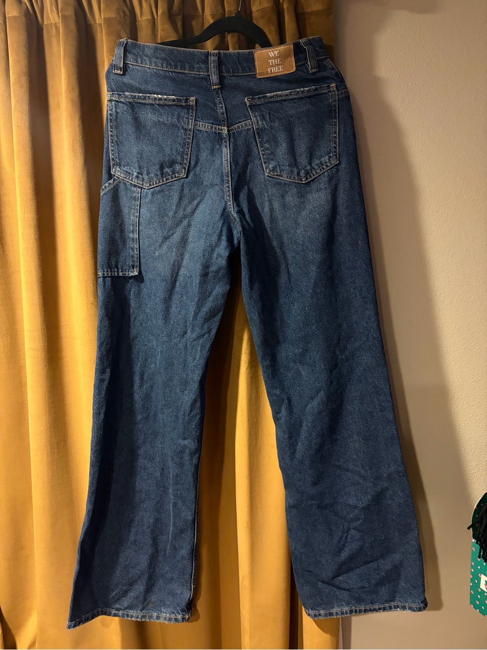 We The Free Dark Blue Cargo Jeans